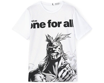 One For All All Might Illustration Tee | Sports Jersey