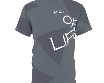 Slice of Life Tee | Blue Geometric Graphic Shirt