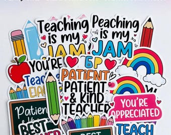 100PCS Funny Teacher Stickers Appreciation Gift Classroom Decor Supplies for Students School Reward