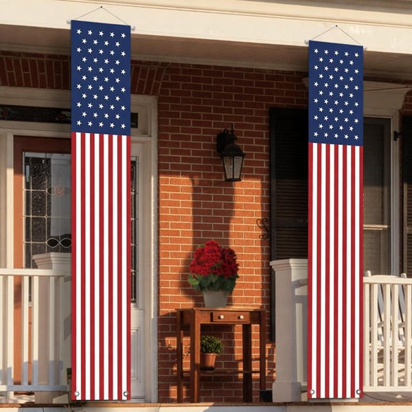 Patriotic Porch Banners - Etsy