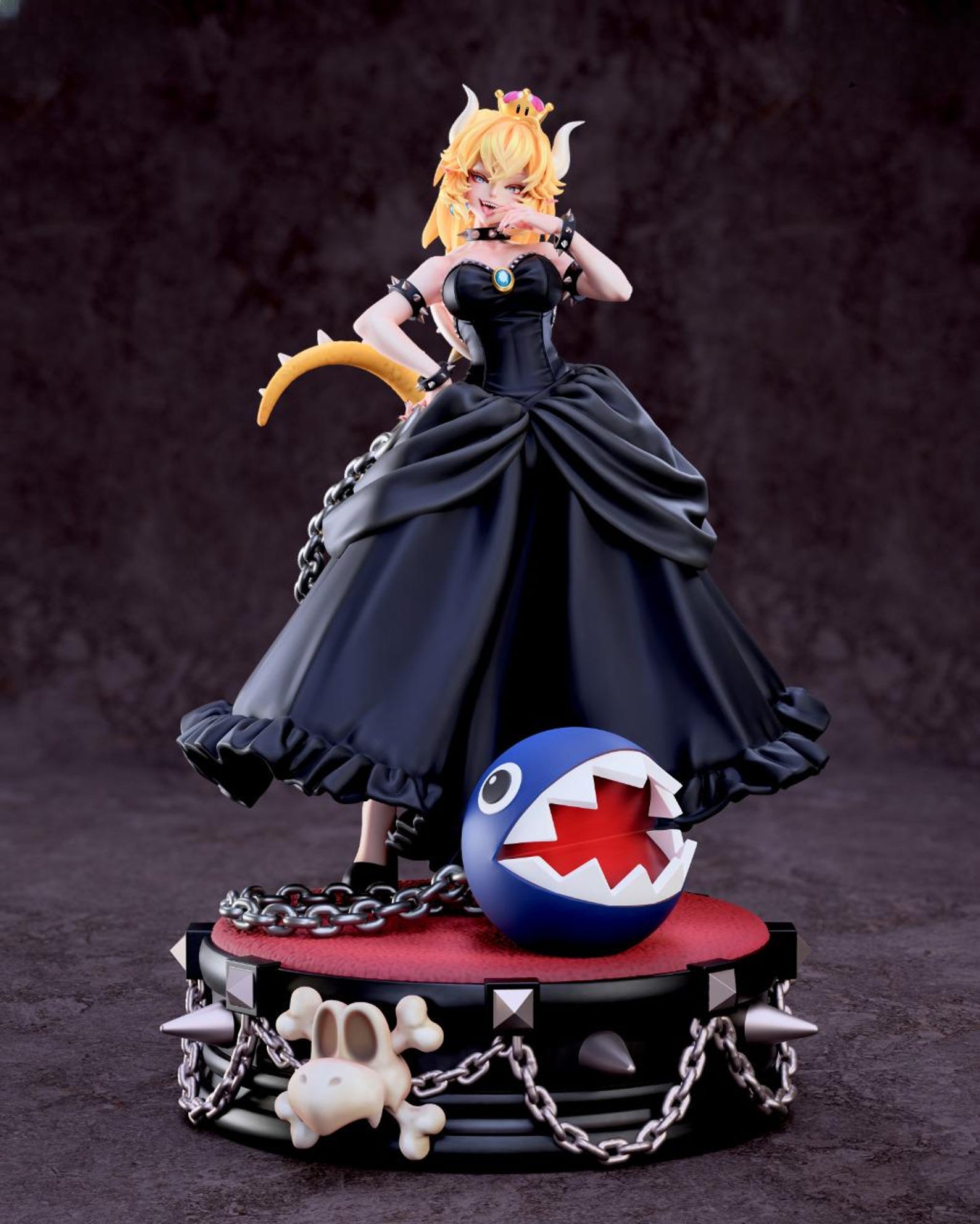 Mario Bros – Estatua STL de Bowsette/Koopa Queen / Modelo de impresión ...