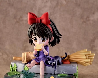 Kiki's Delivery Service Chibi Statue – 3D Print Model (STL File)
