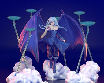 STL-standbeeld Rimuru Tempest: toen werd ik gereïncarneerd als slijm 3D-model