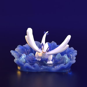 Pokémon – Lugia (Chibi) | Ocean Ascension STL-staty | 3D-utskriftsmodell | Digital STL-fil