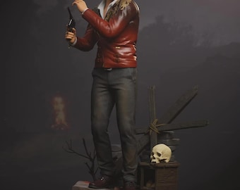 Estátua de Luis Sera de Resident Evil 4 em formato STL – Modelo para Impressão 3D