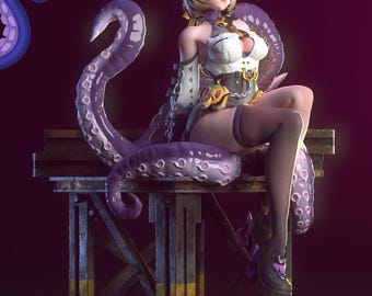 Zenloze Zone Zero – Yidhari | Holle Dominion STL-standbeeld | 3D-afdrukmodel | Digitaal STL-bestand