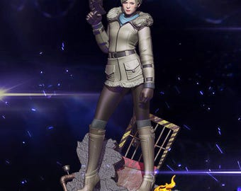 バイオハザード – シェリー・バーキン | エスケープスパーク STL スタチュー | 3D プリントモデル | デジタル STL ファイル