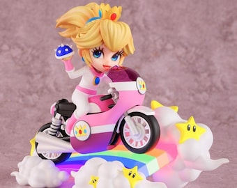 Super Mario – Princess Peach | STL-standbeeld Royal Ascension | 3D-afdrukmodel | Digitaal STL-bestand