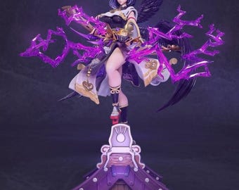 Genshin-impact – Kujou Sara | Tengu Verdict STL-standbeeld | 3D-afdrukmodel | Digitaal STL-bestand