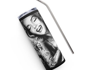 Marilyn Monroe Edelstahlbecher