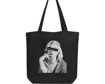 Borsa tote ecologica "Qualunque cosa" di Marilyn Monroe