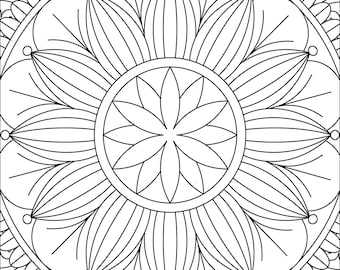25 Mandala Coloring Pages for adults or Children Printables