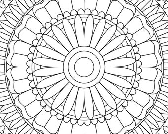 25 Mandala Färbung Seiten für Erwachsene oder Kinder Printables