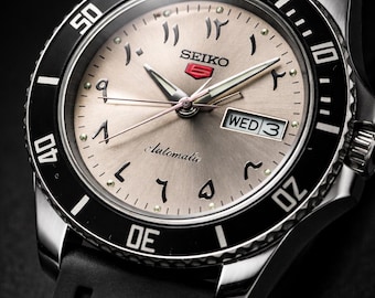 Automatic Watch Men Silver Dial Black Strap | Day Date Display Wristwatch