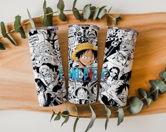 Pack of 2 Anime Adventure Tumbler Wrap PNG, 20oz 30oz Sublimation Design (Digital Download)