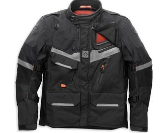 Harley Davidson Men's Passage Adventure Motorcycle Jacket – Waterproof, Rugged & Protective Riding