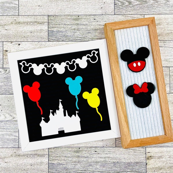 Magical Icon Bundle For Letter Boards, Family Vacation Sign, Felt Board Garland, Theme Park Castle, Amusement Park Vacation