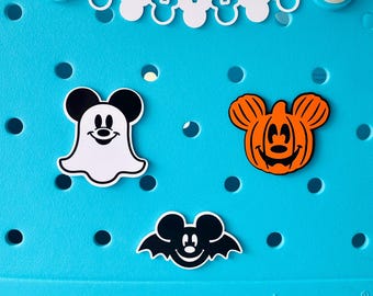 Mouse Ears Halloween Bogg Charms, Ghost Mouse Ears, Bogg Garland, Bat, Pumpkin, Jack-O-Lantern Bogg Bits, Simply Modern Accessories