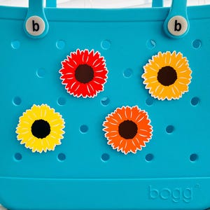 Sunflower Bogg Bag Charm, Autumn Flowers, Thanksgiving, Simply Modern Bag Accessories, Fall Sunflower Bogg Bits, Hello Fall