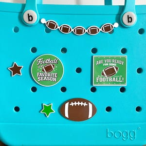 Are You Ready For Some Football Bogg Charms, Football Garland, Football Is My Favorite Season Pop In Button, I Love Fall and Football