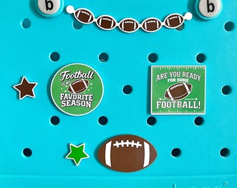 Are You Ready For Some Football Bogg Charms, Football Garland, Football Is My Favorite Season Pop In Button, I Love Fall and Football