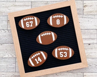 Letter Board Personalized Football, Felt Board Customized Football, Personalized Message Board Icons, Word Board Sports Icons