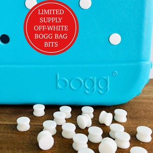 Off-White Bogg Bag Bits, DIY Bogg Charms, Limited Supply Accessory Anchors For Bogg Bags, Charm Button Backs, Make Your Own Bogg Charm