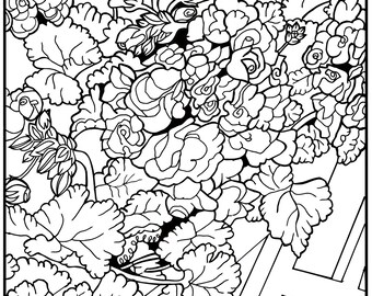 Download Zentangle Coloring Book Etsy