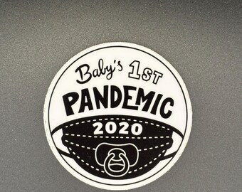 Baby's First Pandemic Sticker: 2020 Collectible Keepsake