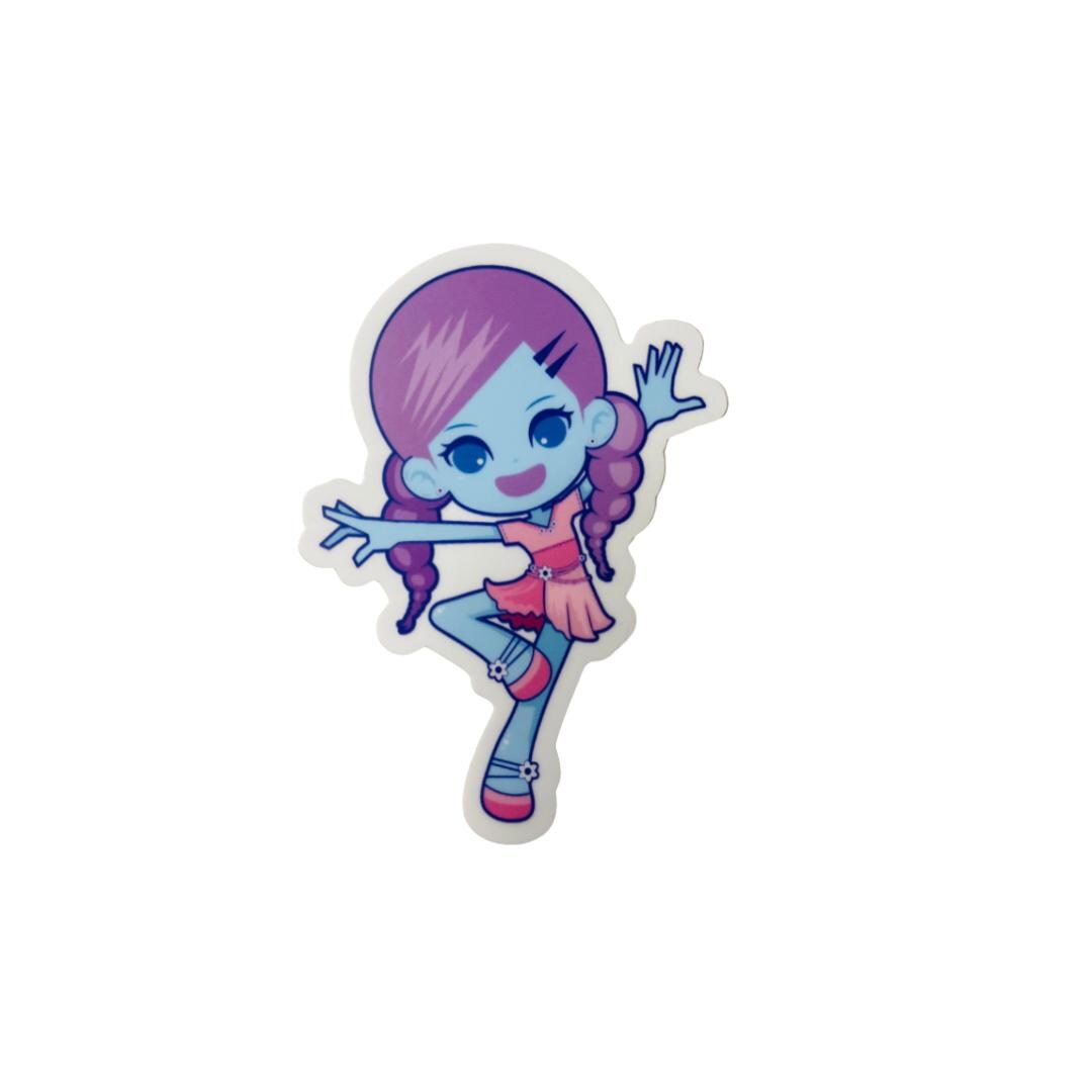 Cartoon-style Dancer Sticker, Dance Sticker, Ballet Gifts, Denali & Co ...