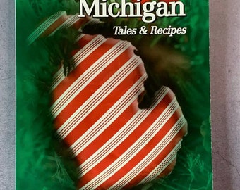 Christmas in Michigan: Tales and Recipes by Carole Eberly, Vintage Cookbook