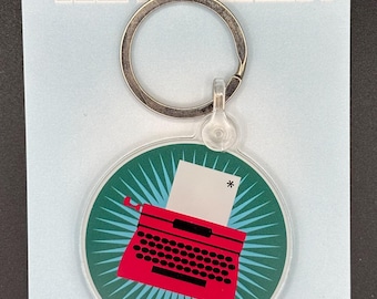 Denali & Co. Typewriter Acrylic Keychain