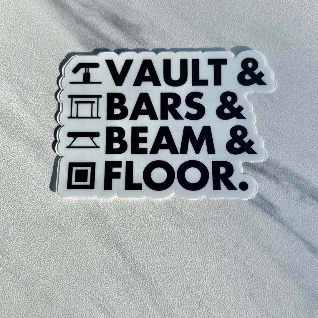 Gymnastics All-around, Gymnastics Sticker, Gifts for Gymnasts ...