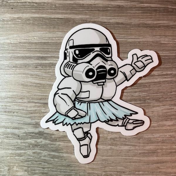 Space Dancer Parody Vinyl Sticker, Vinyl Decal, Laptop Sticker, Dance Sticker, Gifts For Dancers,