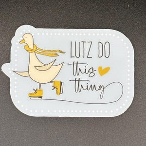 Lutz Do This Thing Figure Skating Sticker, Laptop Sticker, Skate Sticker, Gifts For Figure Skaters, Ice Skating