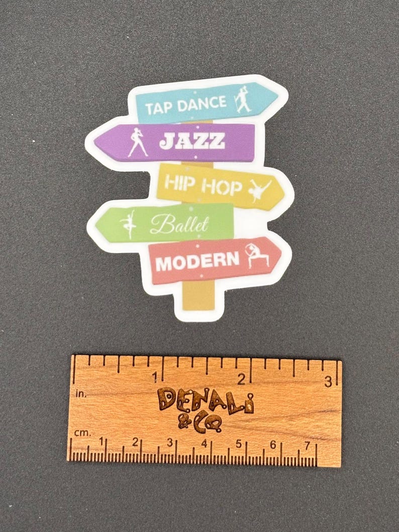 Dance Direction Sign Vinyl Sticker: Ballet, Tap, Jazz, Hip Hop - Etsy