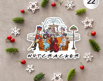 Nutcracker Friends Vinyl Sticker, Laptop Sticker, Dance Sticker, Gifts For Dancers, Ballet Gift, Nutcracker Gift, **new size available**