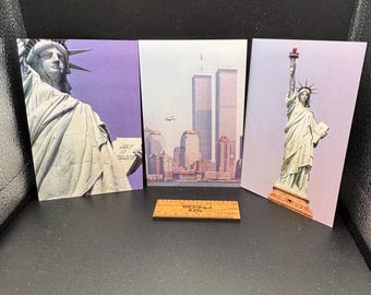 Vintage Statue of Liberty Postcard Set (3-Pack) | 1980s NYC Photos | Found in My Parents’ House