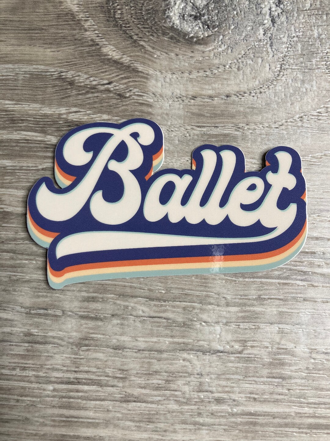 Retro Ballet Dance Vinyl Sticker Vinyl Decal Laptop Sticker Etsy