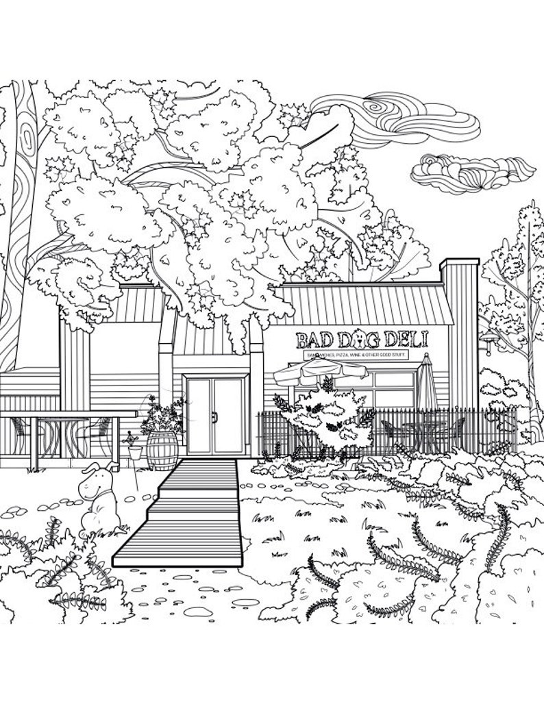 The Old Mission Coloring Book image 6