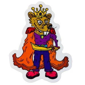 Rat King Vinyl Sticker – Quirky Nutcracker Ballet Character