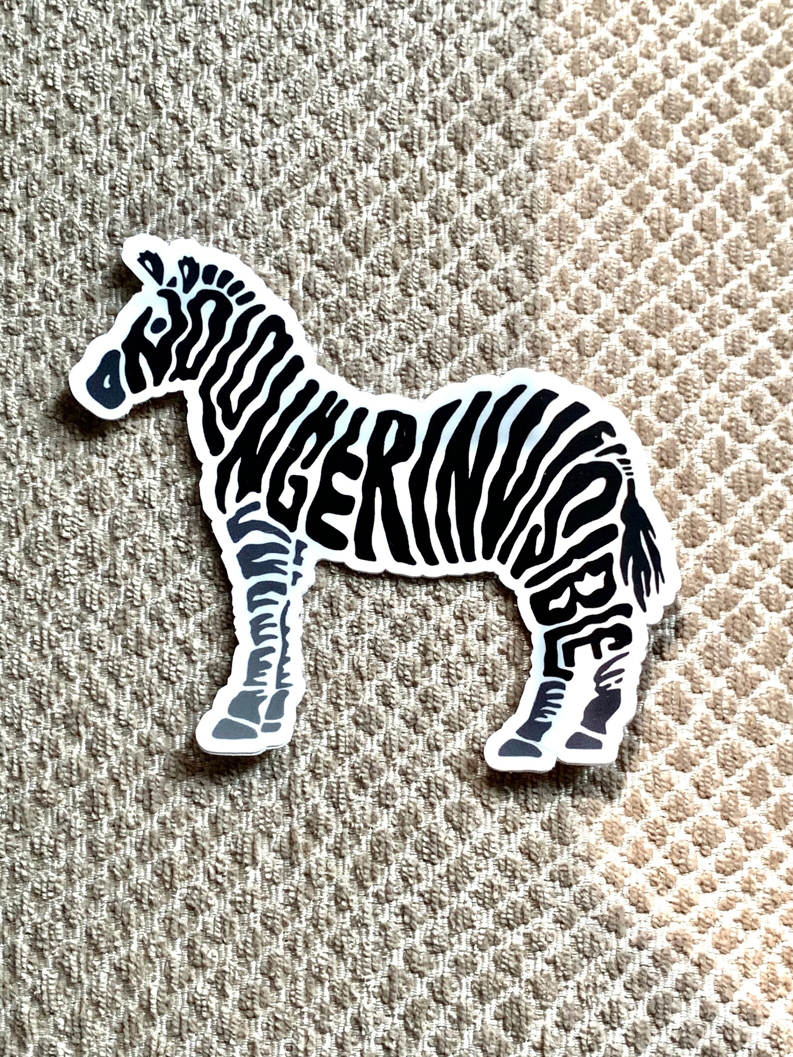 No Longer Invisible Zebra Vinyl Sticker EDS Awareness Etsy