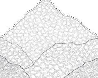 Printable Coloring Page Zentangle Camping Coloring Book