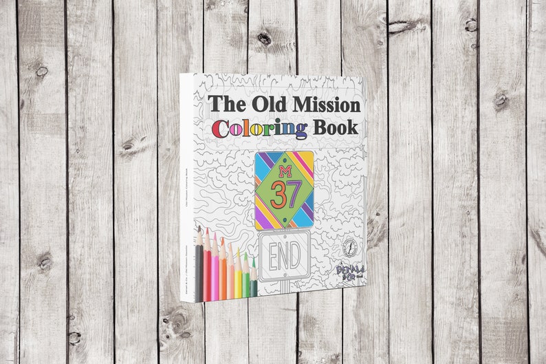 The Old Mission Coloring Book image 4