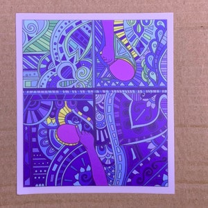 Ping Pong / Table Tennis Vinyl Sticker