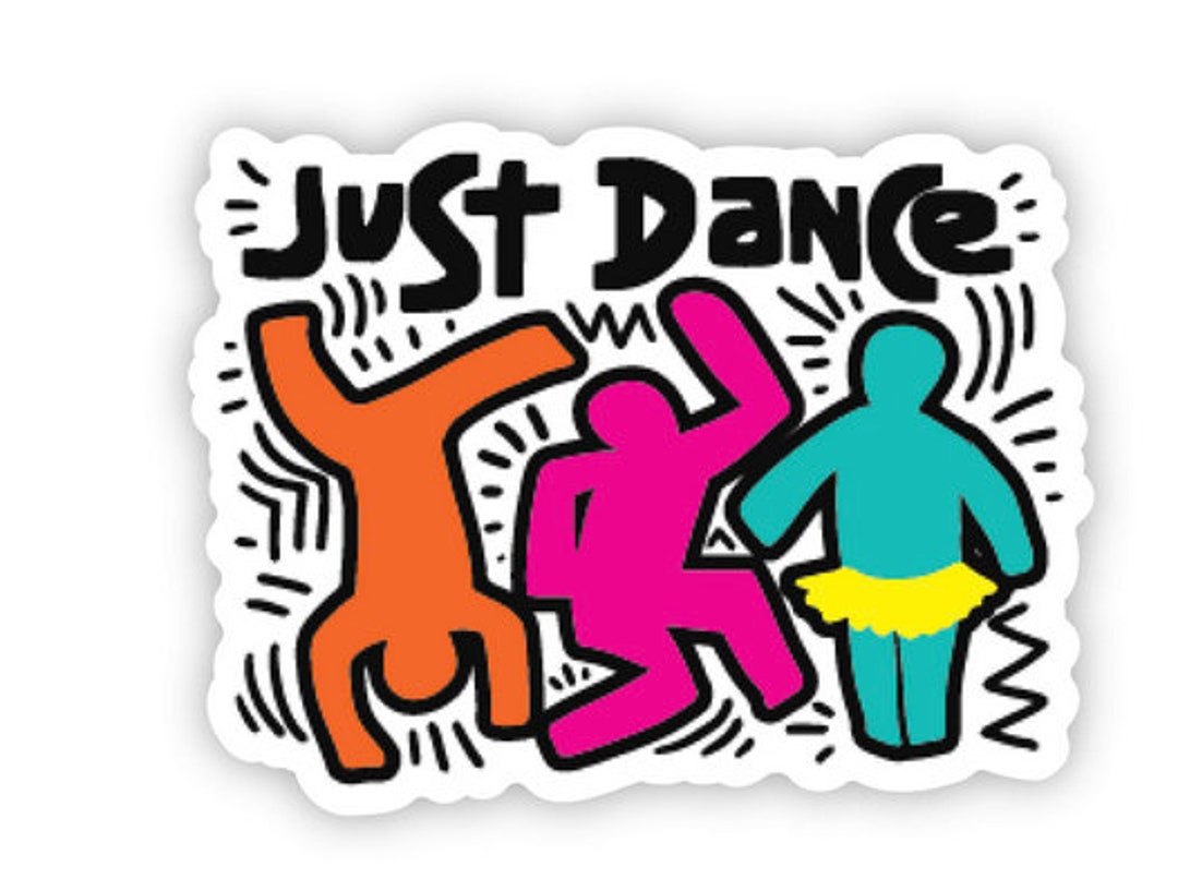 Just Dance Vinyl Sticker Vinyl Decal Laptop Sticker Dance Etsy