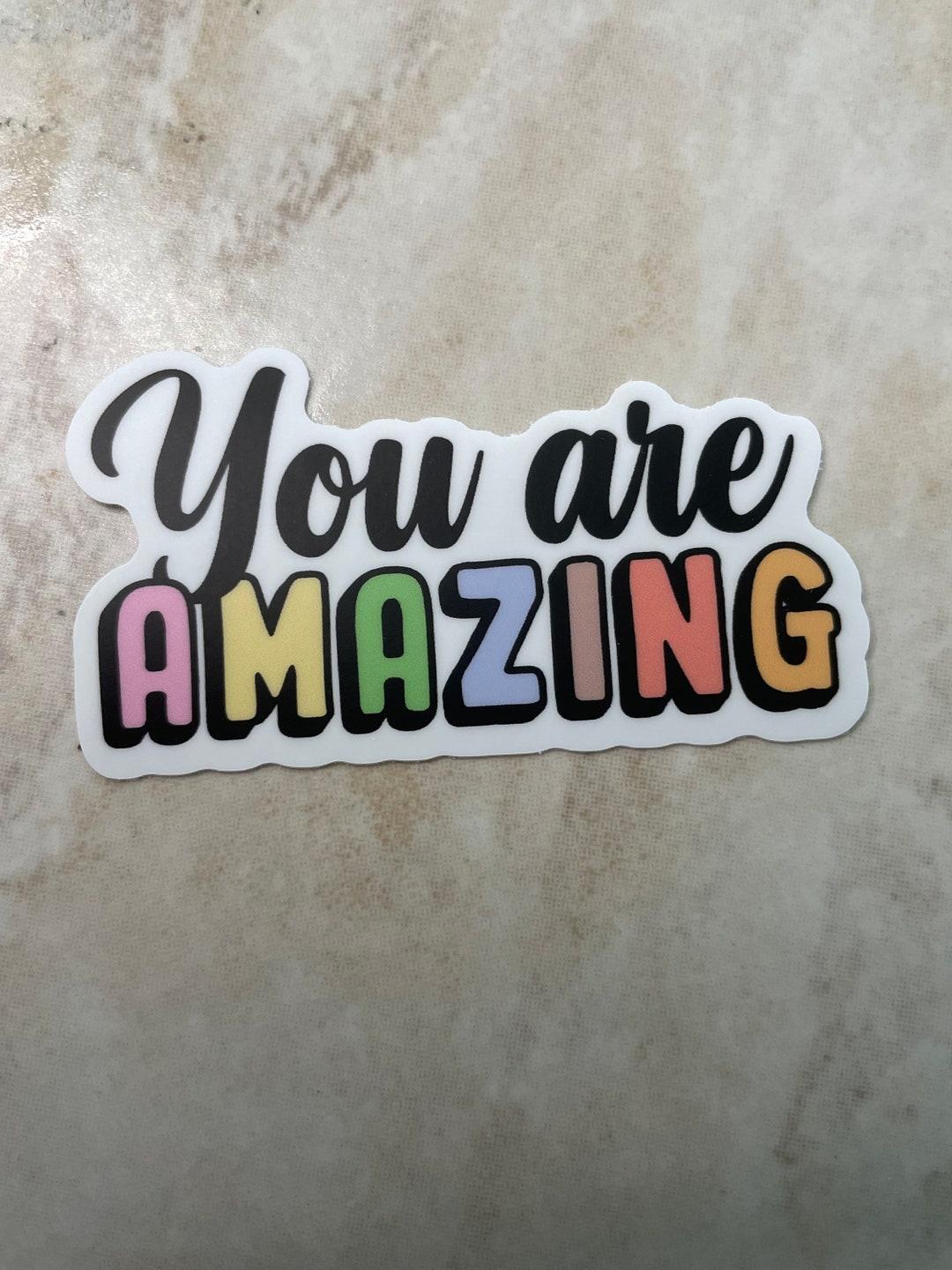 You Are Amazing Body Positivity Sticker Etsy