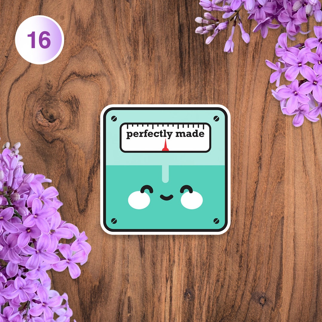 Perfectly Made Body Positivity Sticker, Eating Disorder Awareness ...
