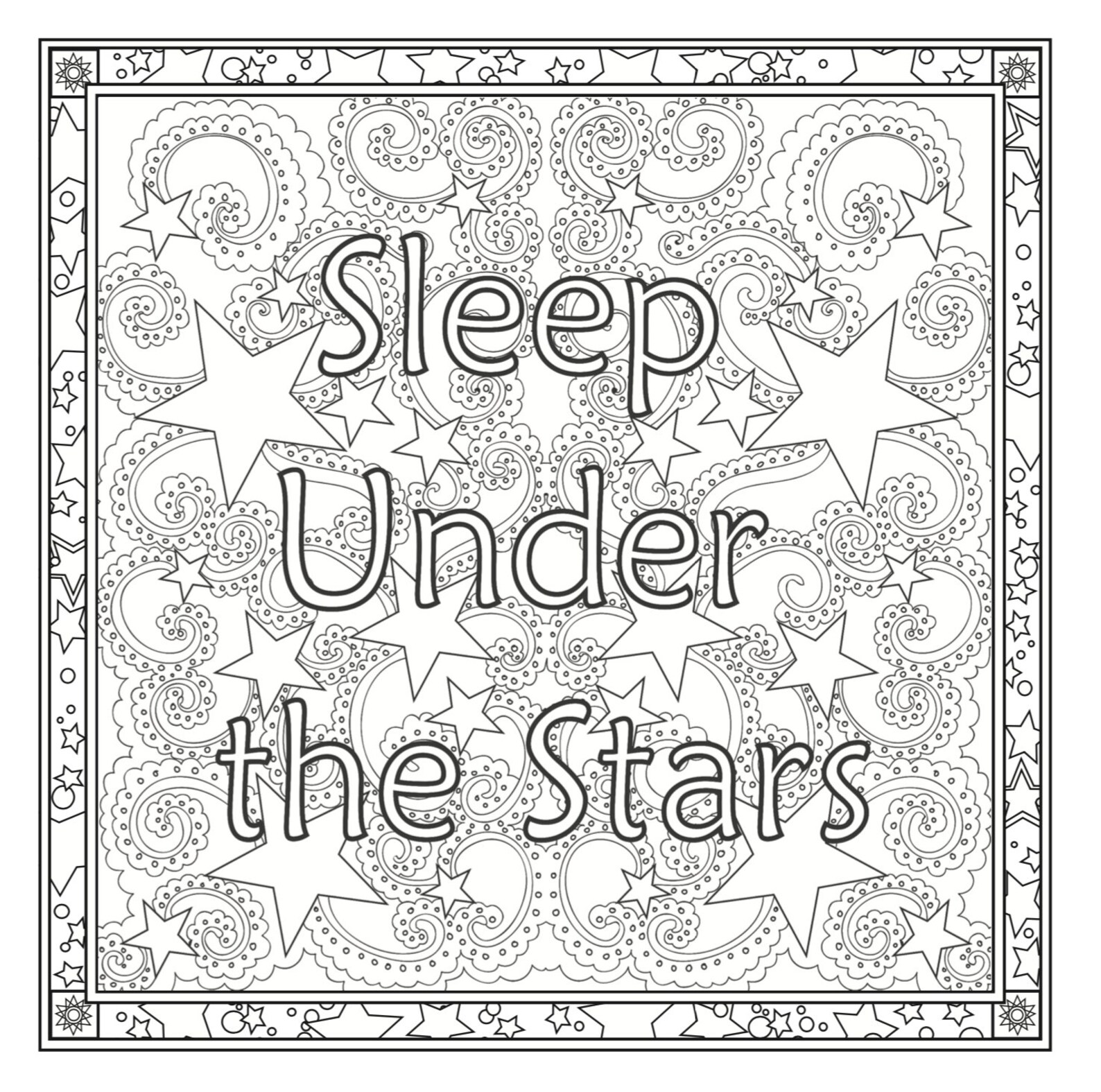 Contentment Coloring Book PDF Download Más de 40 imágenes - Etsy España