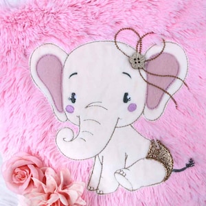 Embroidery file &quot;Little Elephant&quot; Appli 13*18